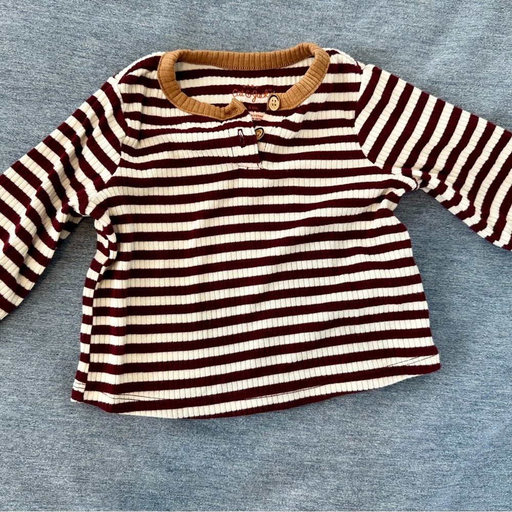 Cat And Jack Striped Shirt
